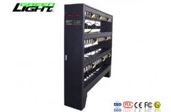 China 30 Units Charger Rack Coal Miner Cap Lights With Power Switch Indication Light supplier