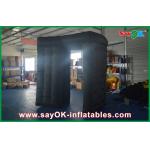 Inflatable Photo Booth Hire Black Oxford Cloth Square Inflatable Advertising With 2 Opposite Doors for sale