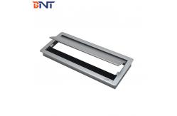 China Brushed Cover Desk Mounted Power Sockets supplier