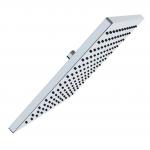 Modern Chrome Rainfall Shower Head 1 Spray 8in Fixed Shower Head Wall Mount for sale