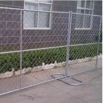 Secure galvanized movable fence temporary chain link fence panels for sale