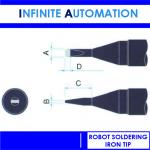 P2D-S P25D-S P3D-S  Fine Tip Soldering Iron Bit With Stainless Steel Cross Structure for sale