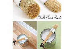 China Round 5 Pieces Chalk Paint Brush Reusable Smooth With Flat Tip supplier