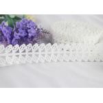Guipure Embroidery Water Soluble Polyester Lace Trim with Bilateral Leaves for sale