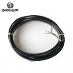 4 Wires Silicone Rubber RTD PT100 Thermocouple Sensor  Armored Cable For Temperature Detector for sale