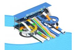China OEM Amuse Water Park Kids Playground Rides Fiberglass Pool Slides supplier