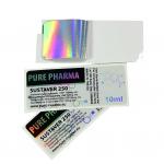 sust 250mg 10ml Pharmacy Glass Vial Labels Laser Materials for sale