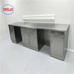 Lab Bench s Offering Stainless Steel Cabinets with Drawer As Drawing for Laboratories for sale
