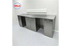 China Polished Stainless Steel Lab Bench with As Drawing Specifications supplier