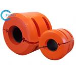 Marker Floating Buoy Lines On Water In The Ocean Foam Filled