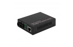 China Single Mode Gigabit Fiber Optic Media Converter Duplex SC Connector Unmanaged supplier
