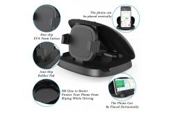 China Magnetic Dashboard Car Phone Holder With 360 Degree Rotation supplier