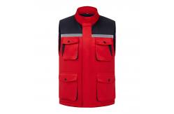 China Stay Warm with Unisex Polyester Vests Waistcoats Customizable Anti-Static Workwear supplier