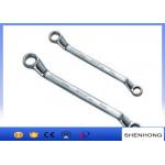 Double Offset Ring Steel Plum Spanner , Double Head Plum Wrench for sale