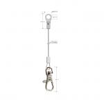 7x7 IWRC Wire Rope Sling With D Ring Swivel Loop Eye Snap YW86369 for sale