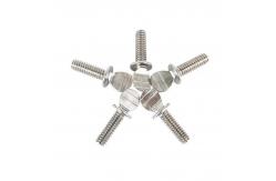 China Stainless Steel Customized Table Tennis Racket Screws with Spade Head and Wave Plate supplier