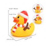 LED Christmas duck, Flashing Santa ducks, Glow in the dark night Luminous duck