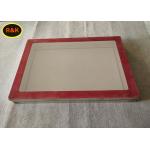 Polishing Silver Aluminium Screen Printing Frames Solvent Resistance 18x20 Inch Size