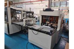 China Fully Automatic Lid And Base Gift Rigid Box Making Machine With Visual Positioning supplier