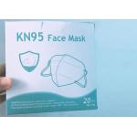 White KN95 Respirator Mask Efficiency Hospital Protective Mask / Disposable Mouth Mask for sale
