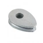 Self Coloured 2 Inch 52mm Steel Wire Rope Thimble for sale