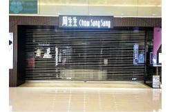 China High Reliability SS304 PVC Transparent Roller Shutter supplier