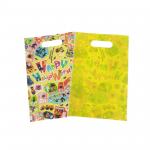 Waterproof Fold Shopping Bag Recyclable Poly Plastic Bags Customized Logo Printing for sale