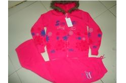 China 1325 girl's  fleece 2pcs sets stock supplier
