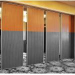 Easy Moved and Installation Aluminum Sliding Portable Sound Proof Wooden Partition Walls for sale