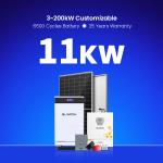 Home Use Solar Energy System 3KW 6KW 11KW 22KW Hybrid Off-Grid Solar Panel Farms LifePo4 Battery Off Grid Solar Panel Kit for sale