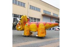 China Amusement Park Ride Remote Control Animatronic Dinosaur Rides for Kids supplier