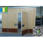 Star Hotel Luxury Movable Partition Walls Fabric Sliding Panel Acoustic Wall for sale