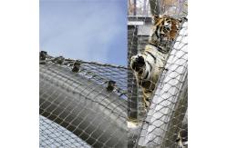 China Zoo Specific Ecological 7 X 7 Ss Rope Mesh Tiger Enclosure Hand Woven supplier