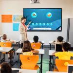 Qtenboard 75 Inch Touch Screen 4K LCD Writing Smart Board Whiteboard Learning Board