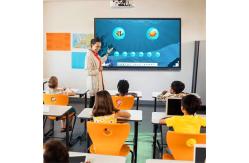 China Qtenboard 75 Inch Touch Screen 4K LCD Writing Smart Board Whiteboard Learning Board supplier