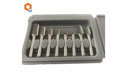 China 10pcs Tungsten Carbide Rotary Burr Tool Set 6 Mm Diameter Of Shank supplier