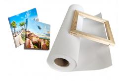 China Pigment And Dye Inkjet Cotton Canvas 410gsm Matte Large Format Printing supplier