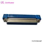 Female 64 Pin Centronics Connector PCB Right Angle Connector with board lock for sale