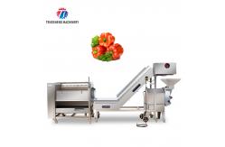China 1000kg/H Pineapple Cutting Machine Fruit Vegetable Production Line supplier