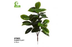 China Real Touch Height 50cm Artificial Tree Branches With 12 Leaves supplier