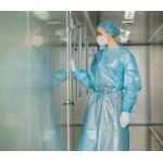 large stock nursing disposable long sleeve isolation gown best quality surgical gown manufacturer in china for sale