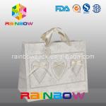 Unique Design White / Red Custom Printed Paper Bags With Handle for sale