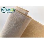 Eco Friendly Fusible Non Woven Interlining Fabric With Yellow Adhesive Release Paper