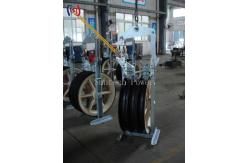 China Helicopter Conductor Stringing Blocks 508 X 75MM Heavy Duty Wire Rope Pulley supplier