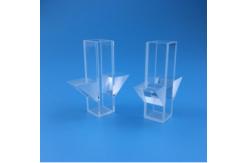 China Square Clear Quartz Glass Cuvette With Optical Critical Section supplier