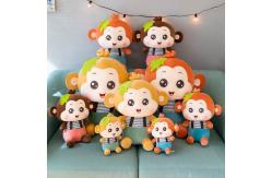 China Hand Washable PP Cotton Stuffing Plush Monkey Doll supplier