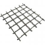 Plain Weave Lock Crimp Wire Mesh 430 Stainless Steel Woven Metal Decorative for sale