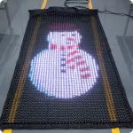 LED Magic Carpet Screen Aircraft Magic Carpet Screen Stage Flag Any Shape Wearable Seamless Splicing LED Magic Carpet Screen for sale