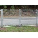 anti corrosion Powder Coated 8 Ft Chain Link Fence Gate for sale