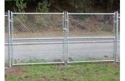 China 1.5m Two Leaf Double Metal Garden Fence Gate Hot Dipped Galvanize supplier